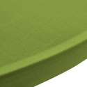 VidaXL Elastyczne pokrowce na stół, 4 szt., 70 cm, zielone