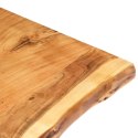 VidaXL Blat łazienkowy, lite drewno akacjowe, 100x52x2,5 cm