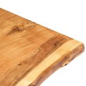 VidaXL Blat, lite drewno akacjowe, 100x(50-60)x2,5 cm