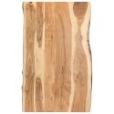 VidaXL Blat, lite drewno akacjowe, 100x(50-60)x3,8 cm