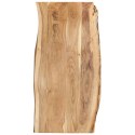 VidaXL Blat, lite drewno akacjowe, 118x(50-60)x2,5 cm