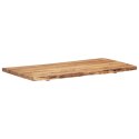VidaXL Blat, lite drewno akacjowe, 118x(50-60)x3,8 cm