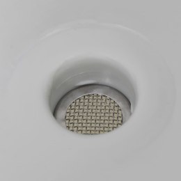 VidaXL Przenośna toaleta kempingowa z umywalką, szara