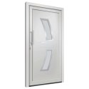 VidaXL Drzwi frontowe, białe, 88 x 200 cm