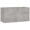 VidaXL Zestaw mebli łazienkowych, szarość betonu