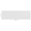 VidaXL Parawan balkonowy, biały, 90x300 cm, HDPE
