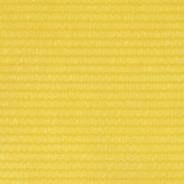 VidaXL Parawan balkonowy, żółty, 120x600 cm, HDPE