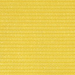 VidaXL Parawan balkonowy, żółty, 90x300 cm, HDPE