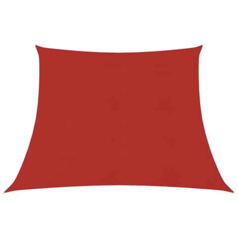 VidaXL Żagiel przeciwsłoneczny, 160 g/m², czerwony, 3/4x2 m, HDPE