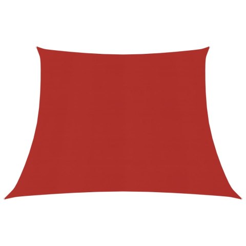 VidaXL Żagiel przeciwsłoneczny, 160 g/m², czerwony, 3/4x3 m, HDPE