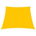 VidaXL Żagiel przeciwsłoneczny, 160 g/m², żółty, 3/4x2 m, HDPE