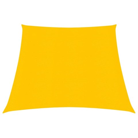 VidaXL Żagiel przeciwsłoneczny, 160 g/m², żółty, 3/4x2 m, HDPE