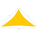 VidaXL Żagiel przeciwsłoneczny, 160 g/m², żółty, 4x4x5,8 m, HDPE