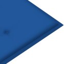 VidaXL Poduszka na ławkę ogrodową, niebieska, 150x50x3 cm, tkanina