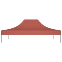 VidaXL Dach do namiotu imprezowego, 4 x 3 m, terakota, 270 g/m²