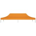 VidaXL Dach do namiotu imprezowego, 6 x 3 m, pomarańczowy, 270 g/m²
