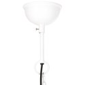 VidaXL Industrialna lampa wisząca, 25 W, biała, okrągła, 40 cm, E27