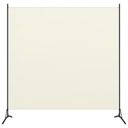 VidaXL Parawan pokojowy, biały, 175 x 180 cm, tkanina