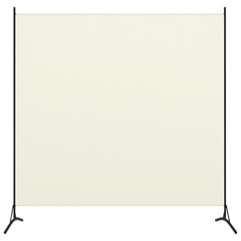 VidaXL Parawan pokojowy, biały, 175 x 180 cm, tkanina
