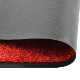 VidaXL Wycieraczka z możliwością prania, czerwona, 90 x 150 cm