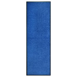 VidaXL Wycieraczka z możliwością prania, niebieska, 60 x 180 cm