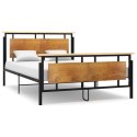 VidaXL Rama łóżka, metalowa, 140 x 200 cm