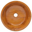 VidaXL Umywalka z drewna tekowego, Φ40x10 cm