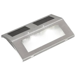 VidaXL Lampy schodowe, 4 szt., solarne