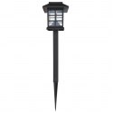 VidaXL Ogrodowe lampy solarne LED, 12 szt., ze szpikulcem 8,6x8,6x38 cm