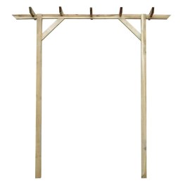 VidaXL Pergola ogrodowa, 205 x 40 x 203 cm, drewno