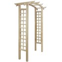 VidaXL Pergola w kształcie łuku, 150 x 60 x 210 cm, drewno