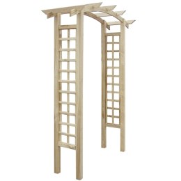 VidaXL Pergola w kształcie łuku, 150 x 60 x 210 cm, drewno