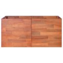 VidaXL Podwyższona donica z drewna akacjowego, 100 x 100 x 50 cm