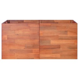 VidaXL Podwyższona donica z drewna akacjowego, 100 x 100 x 50 cm
