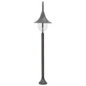 VidaXL Lampa ogrodowa na słupku, 120 cm, E27, aluminium, kolor brązu