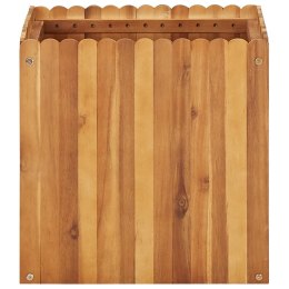 VidaXL Podwyższona donica ogrodowa, 50x50x50 cm, lite drewno akacjowe