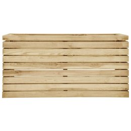 VidaXL Podwyższona donica, 100x50x50 cm, impregnowane drewno sosnowe