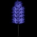 VidaXL Drzewko świecące na niebiesko, 2000 LED, kwiat wiśni, 500 cm