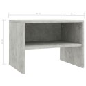 VidaXL Szafki nocne 2 szt., szarość betonu, 40x30x30 cm