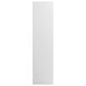 VidaXL Szafa, wysoki połysk, biała, 100x50x200 cm