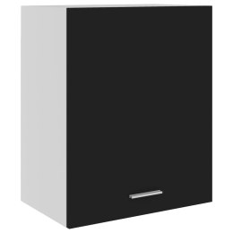 VidaXL Szafka wisząca, czarna, 50x31x60 cm, materiał drewnopochodny