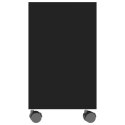 VidaXL Stolik boczny, czarny, 70x35x55 cm, materiał drewnopochodny