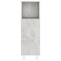 VidaXL Szafka łazienkowa, szarość betonu, 30x30x95 cm