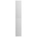 VidaXL Szafka łazienkowa, biała z połyskiem, 30x30x183,5 cm