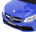 VidaXL Jeździk samochód Mercedes-Benz C63, niebieski