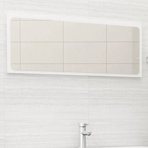 VidaXL Lustro łazienkowe, białe, 100x1,5x37 cm, płyta wiórowa