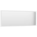 VidaXL Lustro łazienkowe, białe, 100x1,5x37 cm, płyta wiórowa