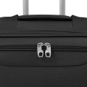 VidaXL 3-częściowy komplet walizek podróżnych, czarny