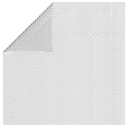 VidaXL Pływająca folia solarna z PE, 260x160 cm, szara