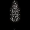 VidaXL Drzewko z lampkami, 1200 LED, zimny biały, kwiat wiśni, 400 cm